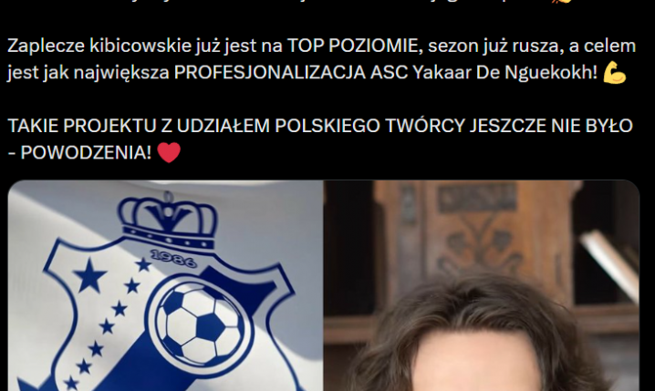 HIT! YouTuber z Polski ma... KLUB W SENEGALU!